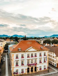 Blick auf das Rathaus