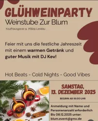Glühweinparty (© Weinstube Zur Blum)