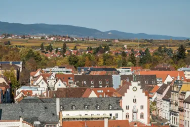 Blick auf das alte Kaufhaus