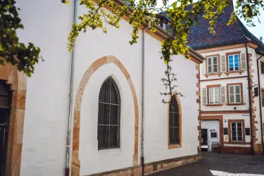 Blick zum Frank-Loebschen-Haus