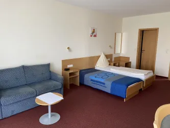 Doppelzimmer als Einzelbelegung im Gästehaus