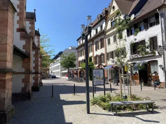 Johannes-Bader-Platz Richtung Fußgängerzohne