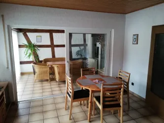 Wohnzimmer&Wintergarten (© Friedrich Schnebele)