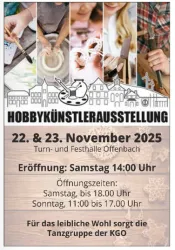 Plakat Hobbykünstlerausstellung