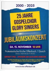 Glory Singers Jubiläumskonzert Glory Singers Jubiläumskonzert