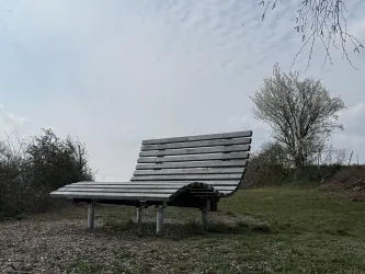 Himmelsliege Asselheim an Weinwanderhütte