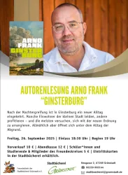 Lesung Arno Frank 26.09.25
