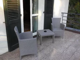 Terrasse Comfortzimmer Villa (© R. Pawlizek)