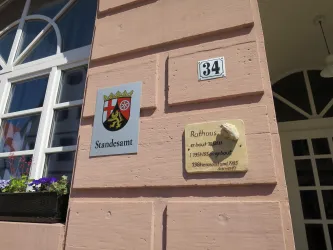 Standesamt im Rathaus Zeiskam