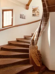 Treppenaufgang (© Dorfleben - Ihr Dorfladen im Alten Rathaus)