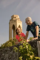 Rast am Zellertaler Ehrenmal (© Donnersberg-Touristik-Verband e.V., Sven Hasselbach)