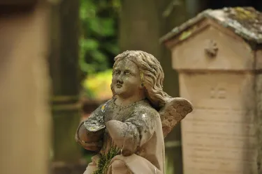 Detail jüdischer Friedhof im Ortsteil Dalsheim (© VG Monsheim/Fotograf Carsten Costard)