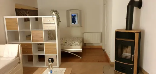Ferienwohnung Weinrast Wohn-/Schlafbereich