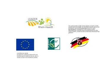 Publizitätshinweis Leader Region Rhein-Haardt