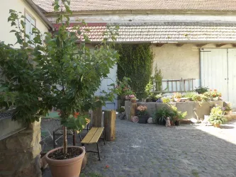 Blick in den Innenhof (© Gästezimmer Mittelgasse)