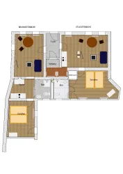 Plan FeWo´s EG