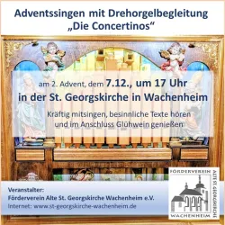Adventssingen 071225 (© Tourist Info Wachenheim)