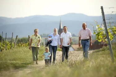 Winzerfamilie (© Weingut Langenwalter)