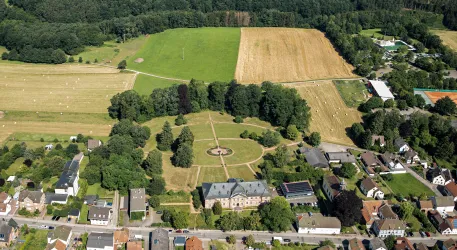 Barockschloss Vogelperspektive