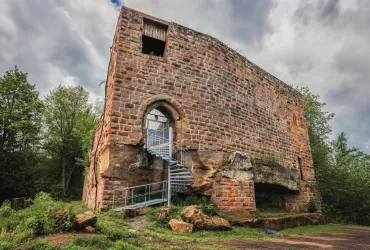 Rettungstreppe (© Trägerkreis Burg Wilenstein)
