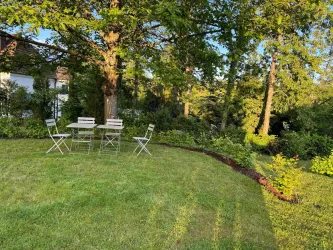 Sitzplatz im Garten (© Fam. Kiefer)