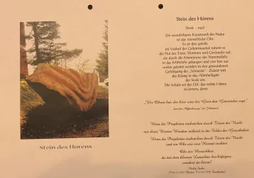 Info-Stein des Hörens-Neidenfels (Pfalz)
