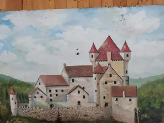Alte Ansicht Burgruine Lichtenstein
