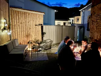 Innenhof am Abend
