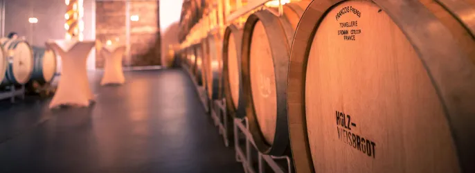 Barriquekeller (© Weingut Holz-Weisbrodt)
