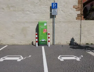 E-Tankstelle Weisenheim am Berg (© Urlaubsregion Freinsheim)