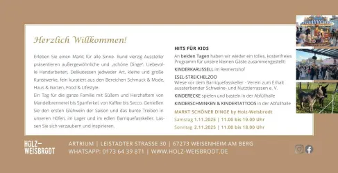 Markt der schönen Dinge 1 (© Weingut Holz-Weisbrodt)