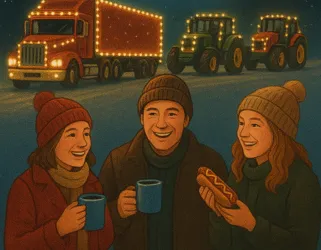 Weihnachten auf Achse