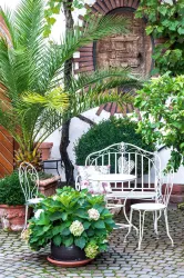 Egidiushof Innenhof (© Tourist-Info St. Martin)
