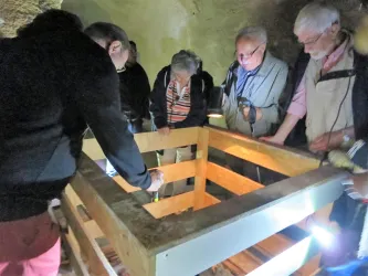 Wasserschacht im Bunker (© Tourist-Info St. Martin)