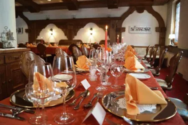 Restaurant Castell innen (© Hotel Restaurant St. Martiner Castell)