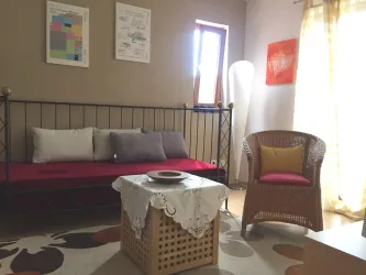 Wohnbereich Apartment Vintage (© Apartments im Hintergässl)