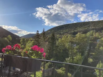 Ausblick vom Balkon