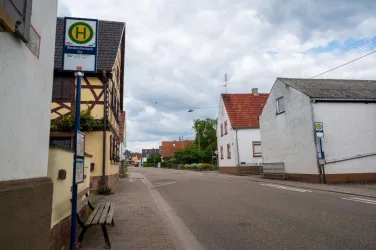 Niederotterbach Ort Richtung Kandel (© Tourismusverein Bad Bergzaberner Land e.V.)