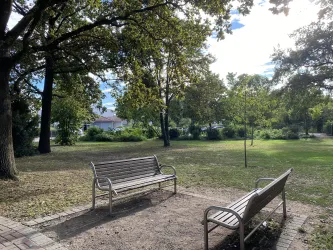 Picknickplatz im Park der Villa Wieser