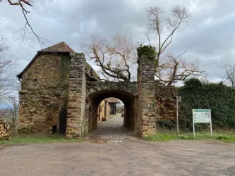 Burg Battenberg im Winter