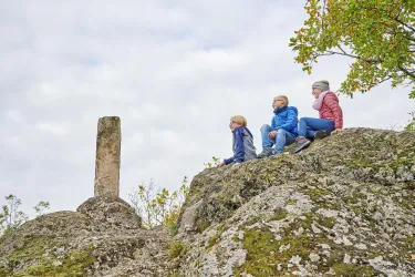 Kinder am Drosselfels
