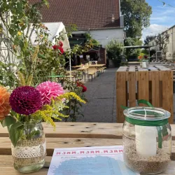 Houschder Kerwe Kerwerplatz Blumen