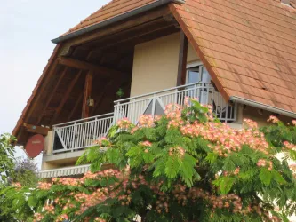 Balkon von außen