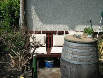 Ferienwohnung Berski - Freisitz vor dem Haus (© Urlaubsregion Freinsheim)
