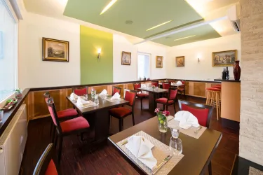 Restaurantbereich Hotel Vater Rhein, Wörth (© Maca Tomic, Foto by Tonimedia)