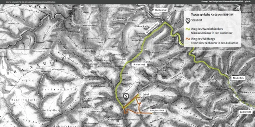 Topografische Karte von 1836-1841