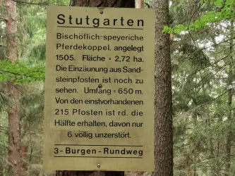 Stutgarten - Infotafel