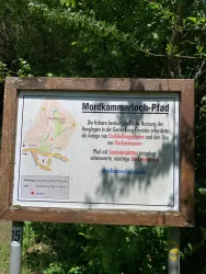Infotafel Mordkammerloch-Pfad