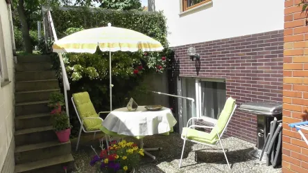 Terrasse nur für die Ferienwohnung (© Fam.Pierot)