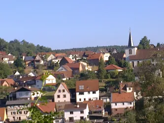 Teil von Iggelbach, unserem Haus gegenüber (© Eig.Foto)